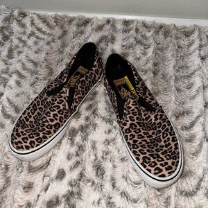 Cheetah print vans
